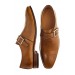 Pantofi single monk strap brown