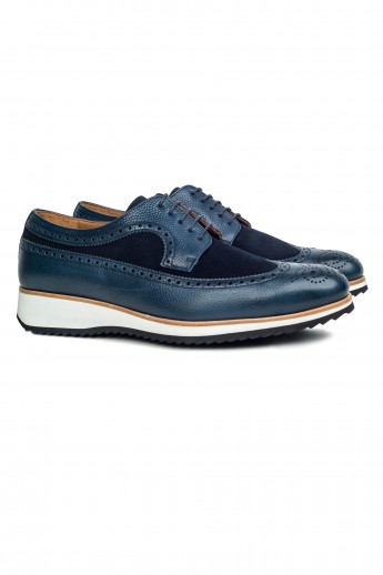 Derby Casual Navy Shoes