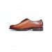 Med-brown whole cut shoes