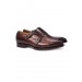 Double Monk Brown Shoes
